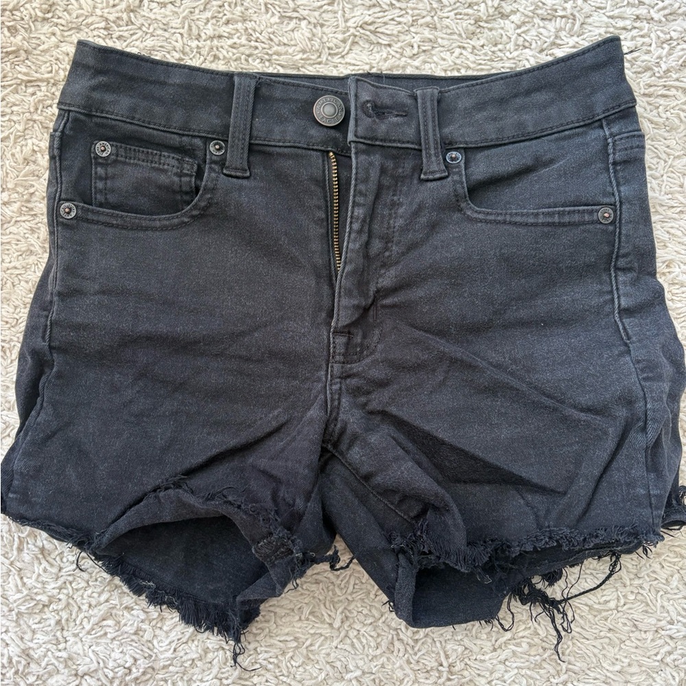 American Eagle Outfitters Black Jean Shorts